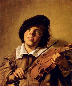 弗朗斯 哈爾斯 Boy Playing A Violin